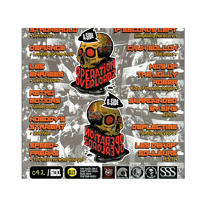ANARTISANART - Les mauvais garçons font bonne impresion OPERATION OVERLORD 2 PUNK & HARDCORE Compilation from normandy