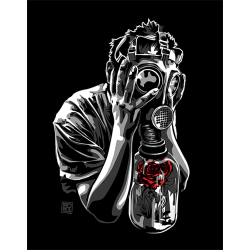 ANARTISANART Les mauvais garçons font bonne impression SWEAT RNST Masque en coton bio