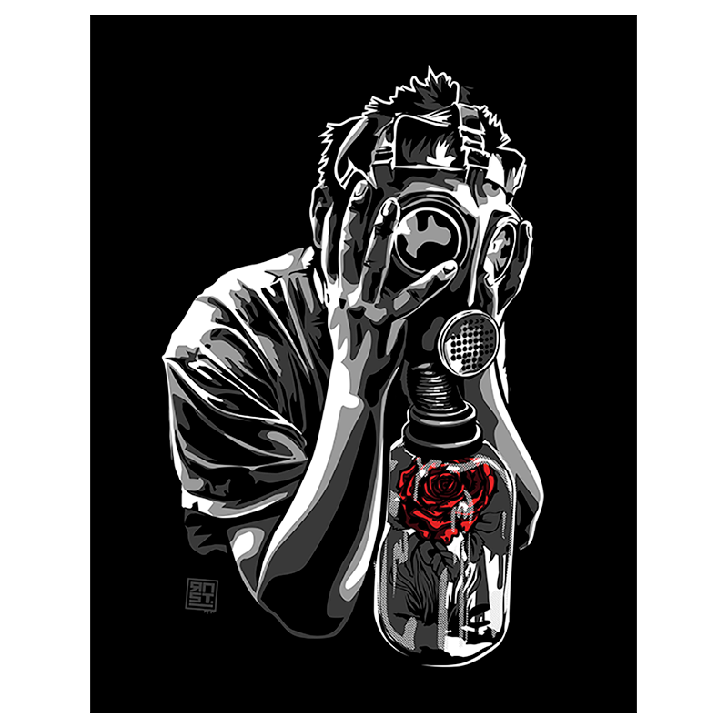 ANARTISANART Les mauvais garçons font bonne impression SWEAT RNST Masque en coton bio