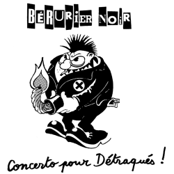 ANARTISANART Les mauvais Garçons font bonne impression BERURIER NOIR Concerto pour détraqués t-shirt rayé taille masculine en co