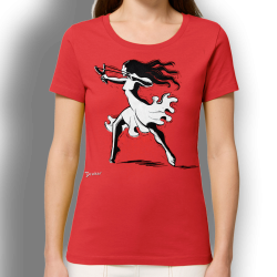 DROOKER Slingshot t-shirt feminin en coton bio équitable