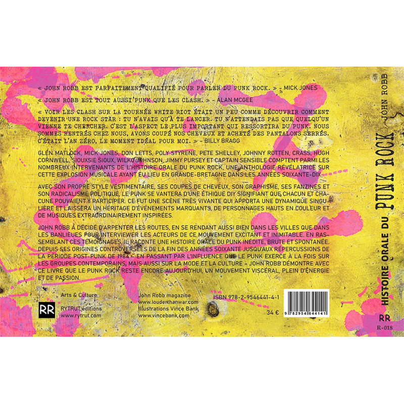 PUNK ROCK : HISTOIRE ORALE livre