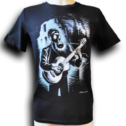 ANARTISANART les mauvais garçons font bonne impression DROOKER Troubadour T-shirt unisexe en coton bio équitable