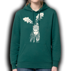 ANARTISANART Les mauvais garçons font bonne impression GLANDU sweat capuche en coton bio-équitable