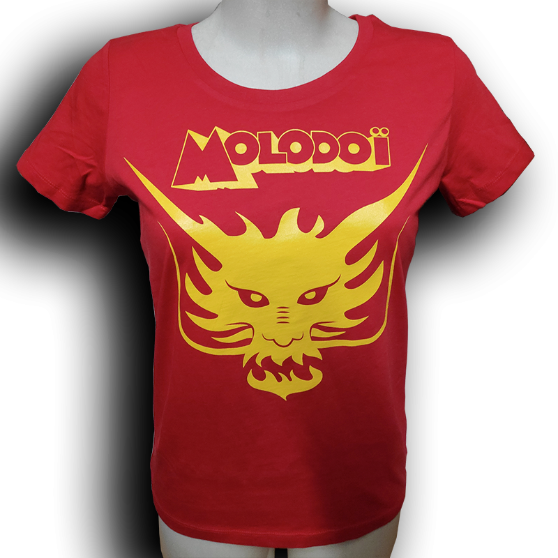 MOLODOÏ t-shirt féminin rouge en coton bio équitable