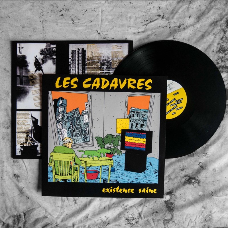 Anartisanart - Anartisanat Punk, rock et anarchiste - LES CADAVRES Existence Saine Vinyle LP