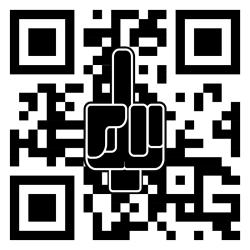 FUCK QR CODE Stickers