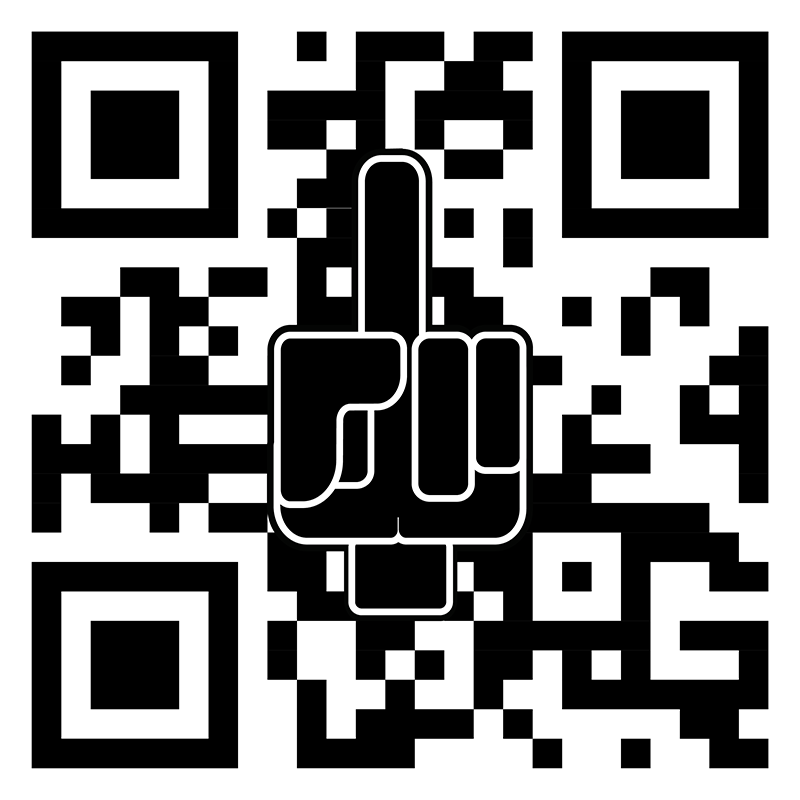 FUCK QR CODE Stickers