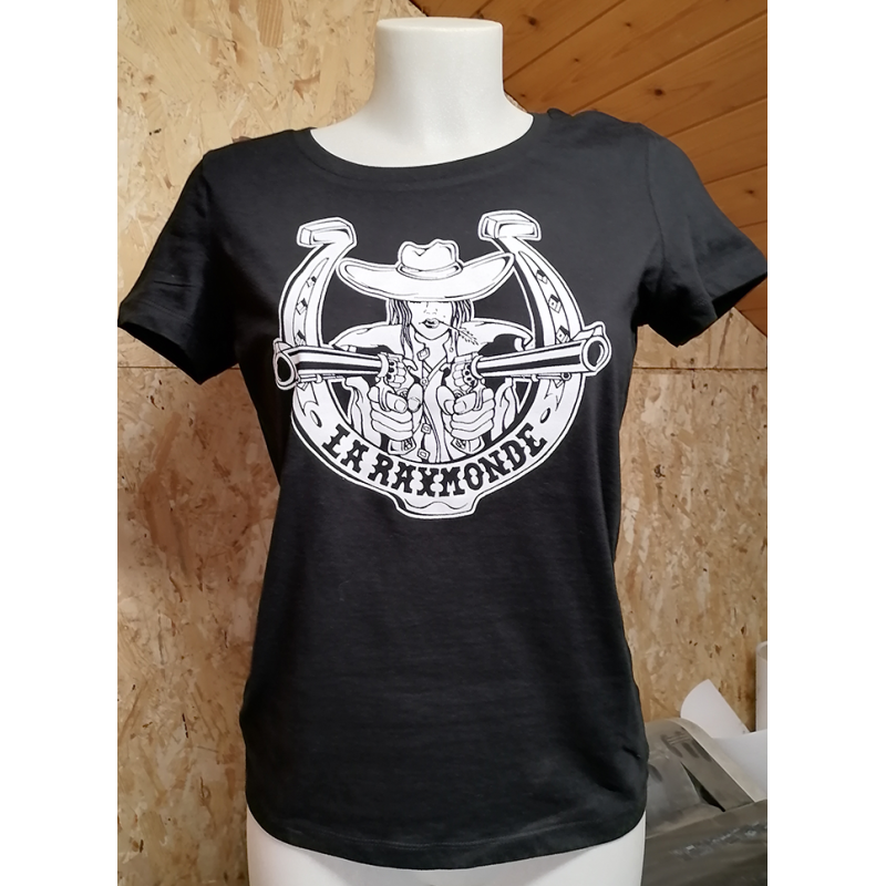 ANARTISANART les mauvais garçons font bonne impression LA RAYMONDE t-shirt taille feminine en coton bio-equitable