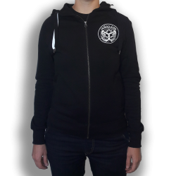 Les Mauvais Garcons Fond Bonne Impression Coloquinte Sweat Zip Unisexe coton-bio équitable