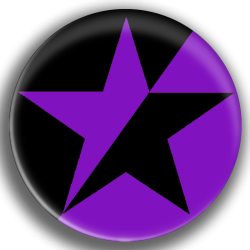 ÉTOILE ANARCHA-FÉMINISTE Badge Ø25mm