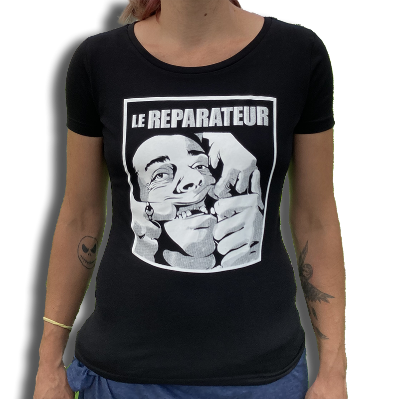 LE REPARATEUR Politesse t-shirt feminin en coton bio-équitable