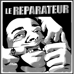 ANARTISANART les mauvais garçons font bonne impression LE REPARATEUR Politesse t-shirt unisexe en coton bio-équitable