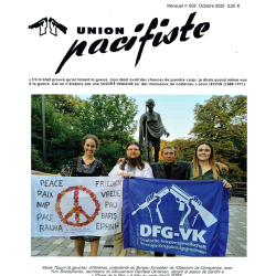 jOURNAL du mois de l'UNION PACIFISTE