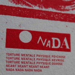 ANARTISANART - Les mauvais garçons font bonne impression - BERURIER NOIR Nada Maxi45t Vinyle 2013 (1983)