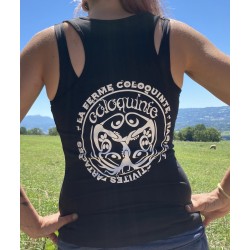 Les Mauvais Garcons Fond Bonne Impression Coloquinte débardeur Femme coton-bio équitable