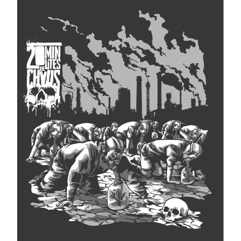 ANARTISANART 20 MINUTES DE CHAOS T-shirt taille masculine