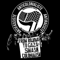 ROJAVA TO GAZA t-shirt unisexe en coton bio-équitable