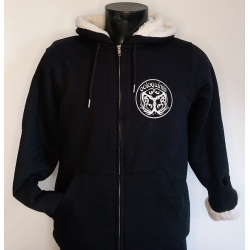 Les Mauvais Garçons Fond Bonne Impression Coloquinte Sweat Zip fourré Unisexe coton-bio équitable