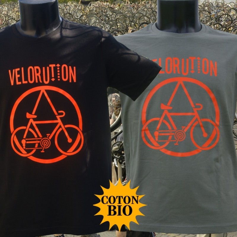 Vélorution - T-Shirts Hommes - Coton Bio