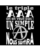 Clochtard Crasvat - Vêtement Punk, rock et anarchiste - Par le Punk Pour le Punk - Visuel Triple AAA